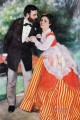 Retrato de Alfred y Marie Sisley maestro Pierre Auguste Renoir